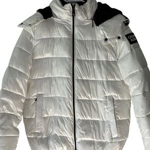 Calvin Klein Women’s Puffer Hoodie Jacket Sz M